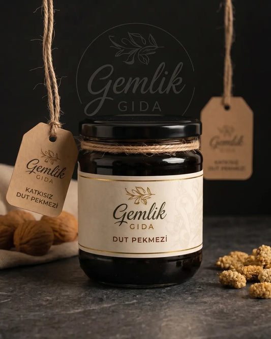 Odun Ateşinde Pişmiş Katkısız Hakiki Dut Pekmezi
