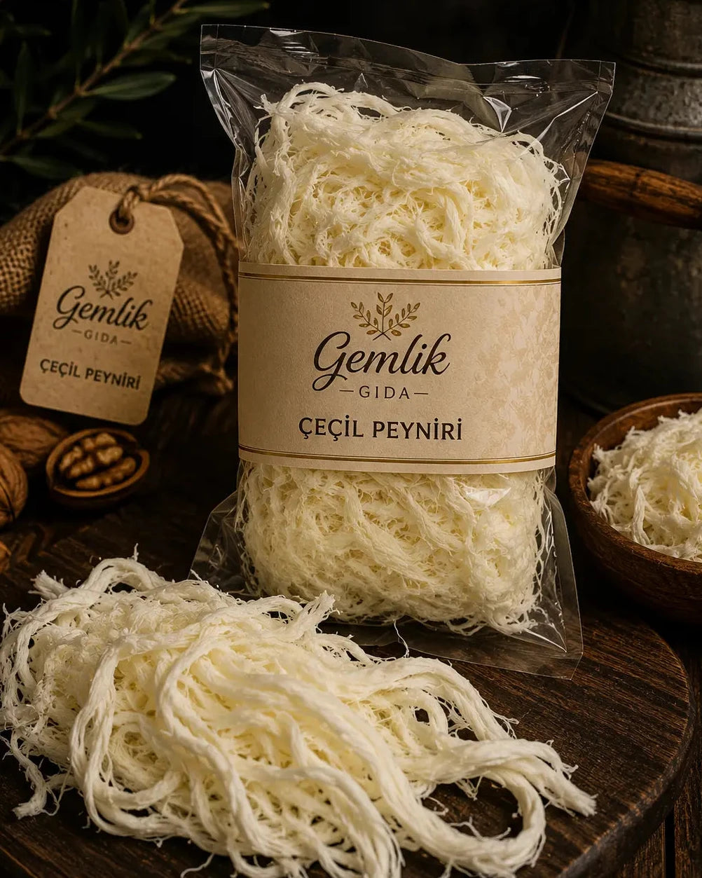 Lif Lif Ayrılan Geleneksel Çeçil Peyniri