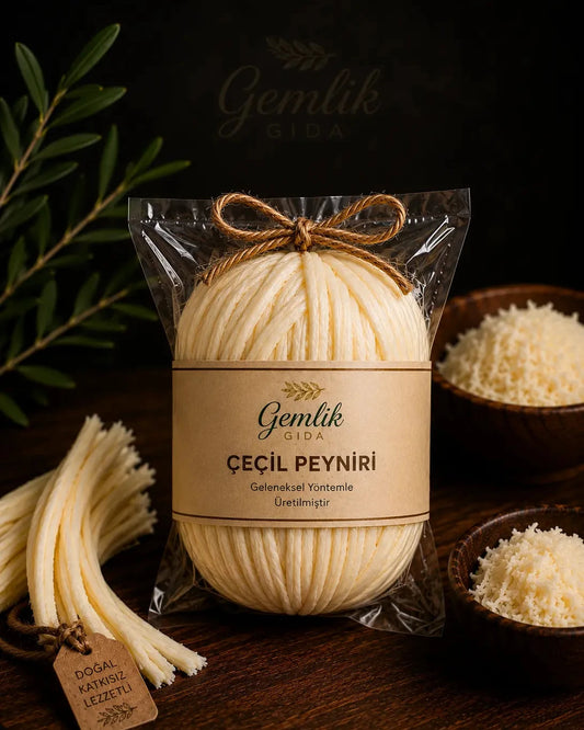Lif Lif Ayrılan Geleneksel Çeçil Peyniri