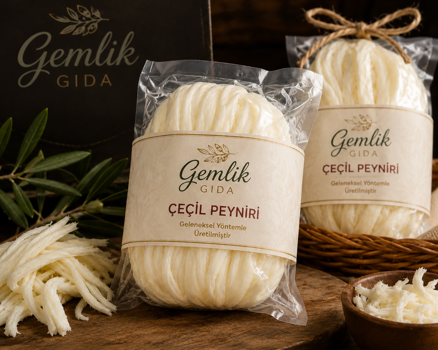 Lif Lif Ayrılan Geleneksel Çeçil Peyniri